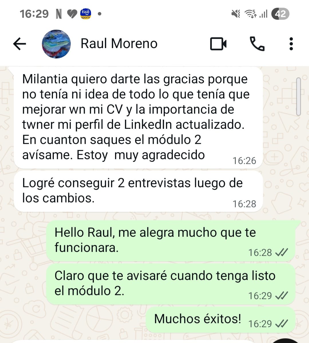 Testimonio Raul Moreno